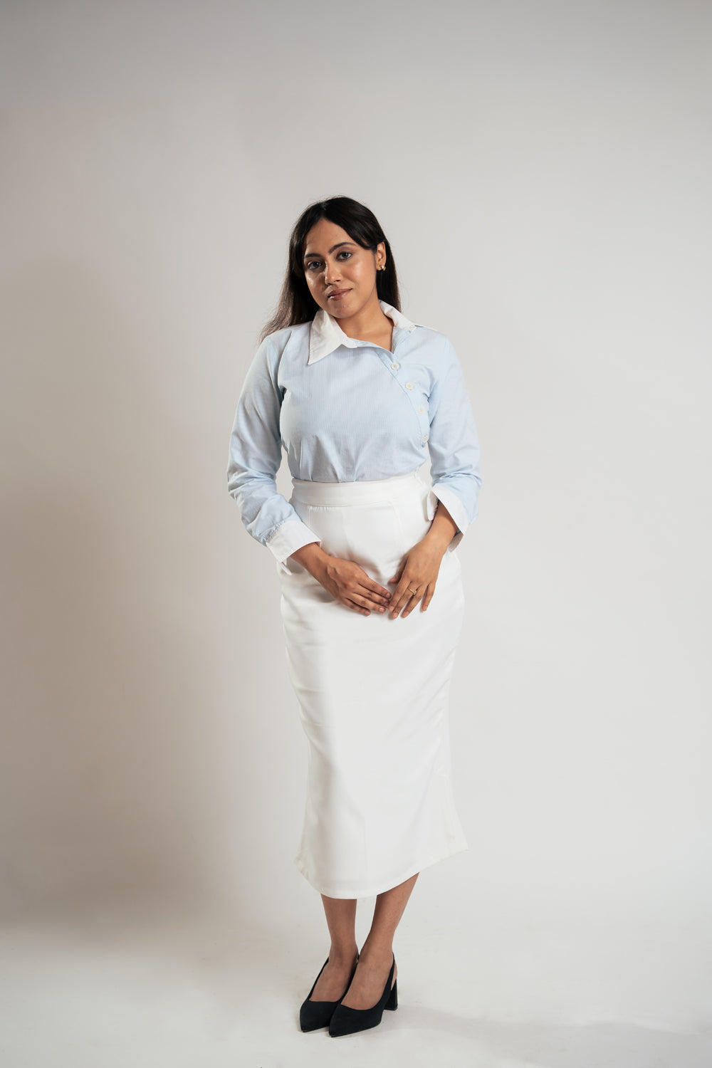 Signature Skirt White